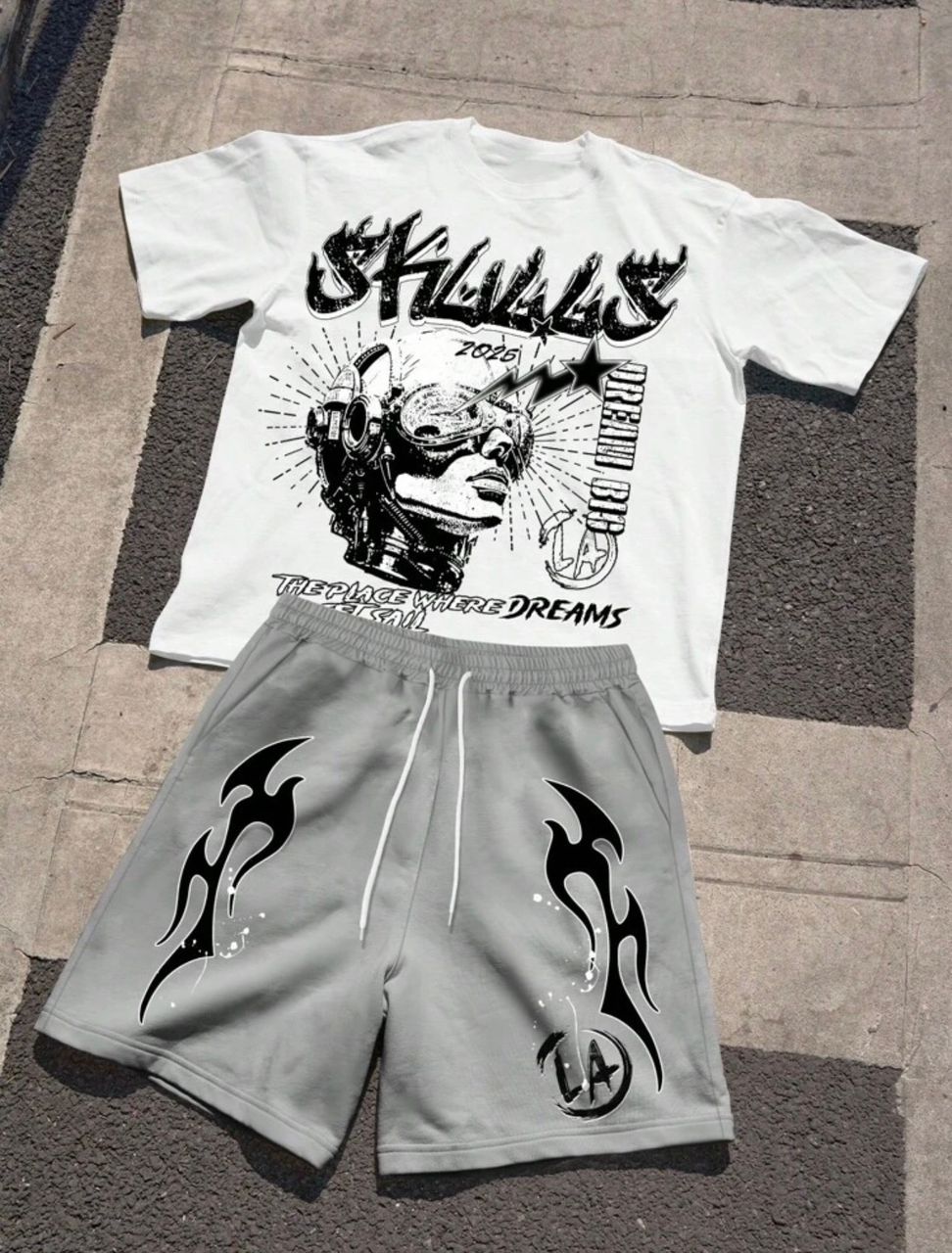 complet T-shirt short pour homme